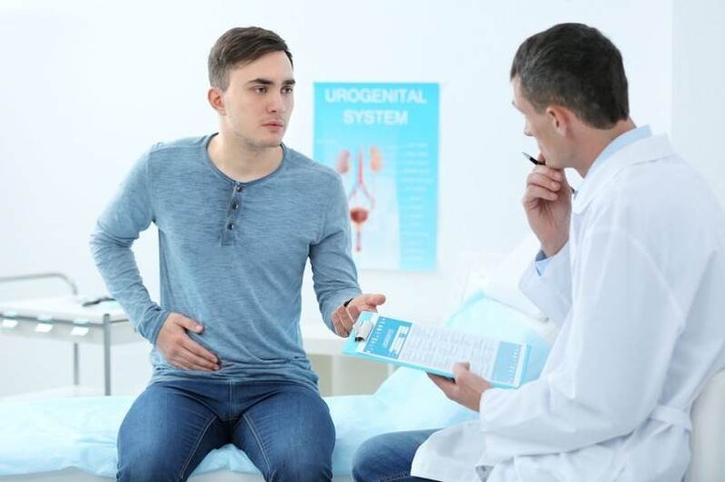 A teenager with symptoms of prostatitis should see a doctor